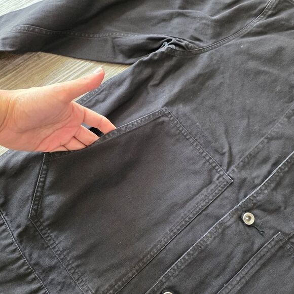 Air Jordan Essentials Chicago Work Jacket Black Men's Large L Nike FN4527-010 LE - Picture 6 of 9